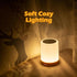 Night Light, LED Touch Bedside Table Lamp, Muti-Colour, USB Rechargeable, Remote Control, Portable Lamp for Baby Bedroom, Living Room...