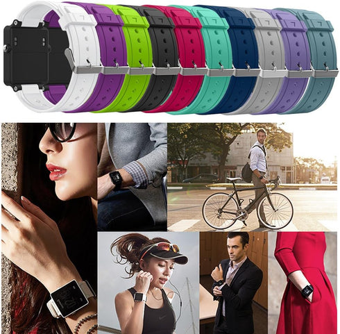 Band for Garmin Vivoactive, Soft Silicone Replacement Watch Band for Garmin Vivoactive/Vivoactive Acetate (No Tracker, Replacement Bands Only)...