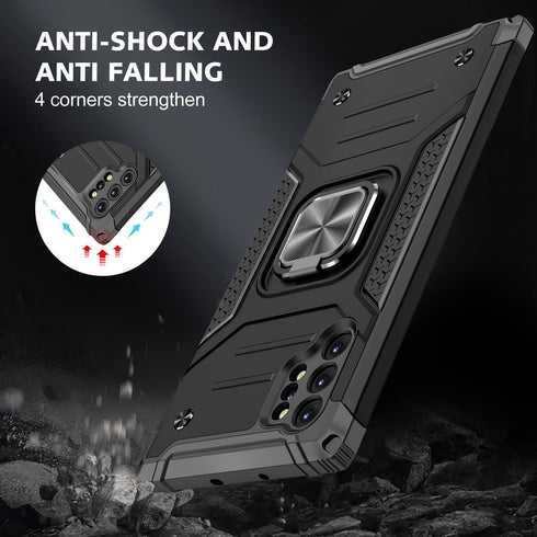 for Samsung Galaxy Note 10 Plus Case 5G Case Military Grade Built-in Kickstand Holster Armor Heavy Duty Shockproof Cover Protective for Galaxy Not...