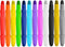 Easy Face Paint Crayons - Non-Toxic Face Painting Kit - 12 Colors Including Silver and Gold - Washable Face Paint for Kids - Twistable Face and Bo...