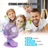 Portable Clip Fan Battery Operated,3 Speeds USB Rechargeable Mini Table Fan with Strong Airflow,360°Rotation Ultra Quiet Personal Desk Fan for Hom...