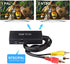 HDMI to RCA Converter, HDMI to AV 3RCA CVBs Composite Video Audio Converter Adapter Supports PAL/NTSC for TV Stick, Roku, Android TV Box, DVD ect,...