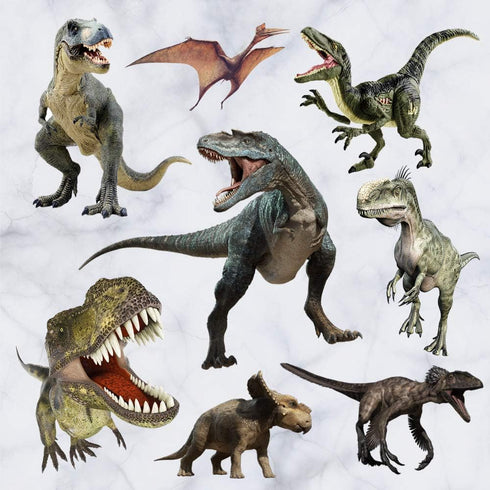 Kiddale 3D Watercolour Dinosaur Kids Wall Stickers,Peel and Stick Removable Wall Decals for Kids Nursery Bedroom Living Room...