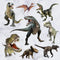 Kiddale 3D Watercolour Dinosaur Kids Wall Stickers,Peel and Stick Removable Wall Decals for Kids Nursery Bedroom Living Room...