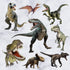 Kiddale 3D Watercolour Dinosaur Kids Wall Stickers,Peel and Stick Removable Wall Decals for Kids Nursery Bedroom Living Room...