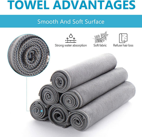 8 Pack Microfiber Screen Cleaning Cloth,Premium Double-Sided Suede Microfiber Cloths for Glasses,Lenses,Computer,Phone,TV,Electronic Device Screen...