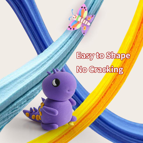 Air Dry Clay kit, 36 Colors Modeling Clay Ultra Light Magic Clay with Tools, Safe and Non-Toxic Modeling Clay, Ideal Gift for Kids (36 Colors+ Too...