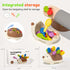 Learning Toys for Toddler aged 18M+, Fine Motor and Sensory Hedgehog Toys for Baby Ages 18+ Months, Montessori Hedgehog Toys, Early Educational To...