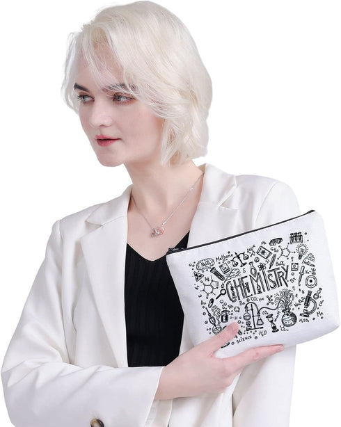 CMNIM Chemistry Cosmetic Bag Chemistry Gifts for Teacher Student Chemistry Makeup Bag Chemistry Lover Gifts Chemistry Themed Bag (Chemistry Cosmet...