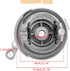 Front Rear Drum Brake Pad Shoe, PSLER motorcycle Wheel Brake Shoe Drum Hub Cover Suitable for XR50 CR50 CRF50 mini motorcycles produced in China (...