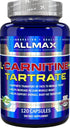 ALLMAX Nutrition L-Carnitine + Tartrate, 120 Capsules...