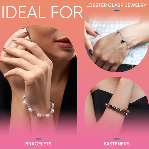 CraftyCrocodile Set of 3 Bracelet Helper Tool - Fastener Tool for Bracelet, Necklace, Jewelry, Watch - Clasp Helper - Portable, Easy-to-Use, Made ...