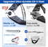 Upgraded Version Muzata Wire Cutters Heavy Duty Cable Cutters Steel Wire Rope Up to 5/32" Stainless Steel Deck Stair Railing Aircraft Strong Thick...