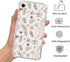 Boho Minimalist Plant and Flower Case Compatible with iPhone XR, Aesthetic Botanical Leaf Case for iPhone XR for Teens Men and Women, Cool TPU Bum...