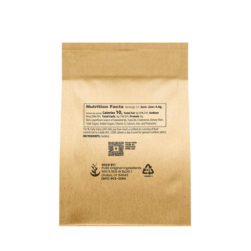 Pure Original Ingredients Sorbitol Powder (8 oz) Low Calorie Sweetener, Sugar Substitute, Thickening Agent...