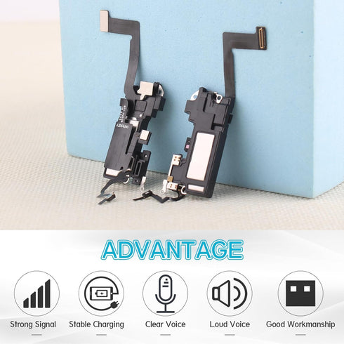 YWLRONG Earpiece Speaker for iPhone 12 Ear Speaker Replacement for iPhone 12 PRO Speaker Replacement Light Proximity Sensor Flex Cable Earphone Sp...