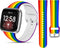 Sport Band Compatible with Versa 4/Versa 3/Sense 2/Sense for Women Men,Elastic Replacement Wristbands Strap for Versa 4/Versa 3/Sense 2 Smart Watc...