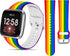 Sport Band Compatible with Versa 4/Versa 3/Sense 2/Sense for Women Men,Elastic Replacement Wristbands Strap for Versa 4/Versa 3/Sense 2 Smart Watc...