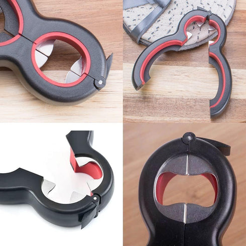 Can Opener for Seniors with Arthritis Helping Hand Jar Opener for Weak Hands Easy Opener with Silicone Jar Opener Gripper Adjustable Multiple Open...