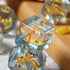 Fish DND Dice, DNDND 7PCS Resin Dice Set with Velvet Bag for Dungeons and Dragons D&D Role Playing Games and Tabletop Games ?Fish DND Dice Set...