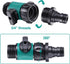 Garden Hose Shut off Valve Plastic Connect Water Hose Turn off Valve Garden Hose Connector Set with 6 Piece Anti Leak Valve Standard 3/4 Inch Thre...