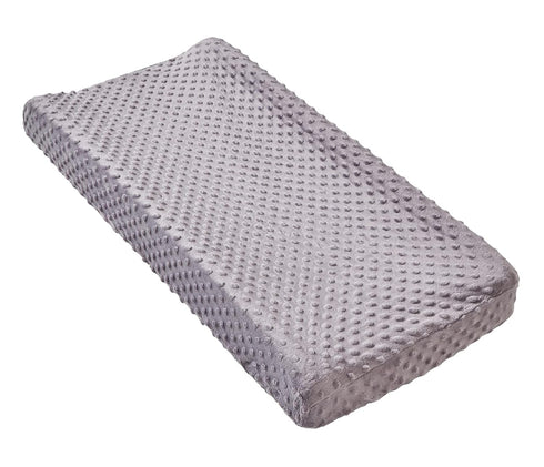 Changing Pad Cover Super Soft Dots Skin-Friendly Breathable Wipeable Changing Table Sheets for Baby Boy and Baby Girl (Rose Gray)...