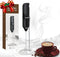 Milk Frother for Coffee Whisk Electric Milk Frother with Stainless Steel Holder, Durable Mini Mixer Electric Handheld, Milk Frother with Whisk for...