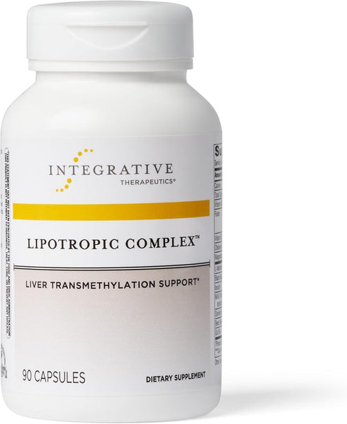 Integrative Therapeutics Lipotropic Complex - Liver Support with Milk Thistle, Vitamin B12, Bile Salts & Dandelion Root Extract* - Gluten-Free & D...