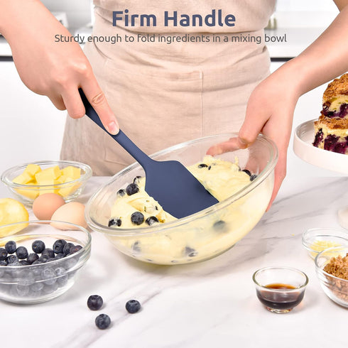 Heat Resistant Silicone Large Spatula: U-Taste 600ºF High Heat Flexible 11.38in Silicon Mixing Stirring Cooking Scraping Baking Bowl Scraper Seaml...