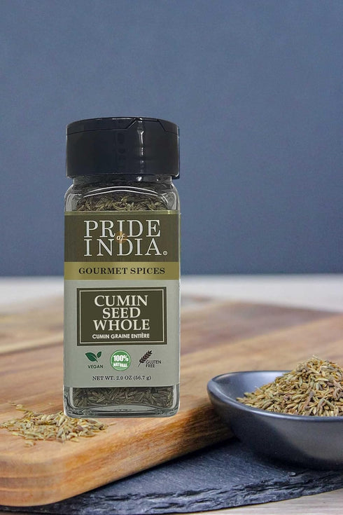 Pride of India – Cumin Seed Whole – Gourmet Indian Spice – Excellent for Culinary Uses – Fresh and Quality Seeds – Adds Flavor & Aroma – Easy to U...