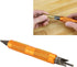 Double Ended Case Prep Multi Tool, Steel Sharpness Chamfer Deburring Tools, Chamfer Reloading Equipment Primer Pocket Cleaners Reamers for Removin...