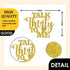 Talk Thirty to Me Cake Topper, Gold Glitter Dirty 30 for 30th Birthday Wedding Anniversary Hello 30 Party Decoration Supplies...