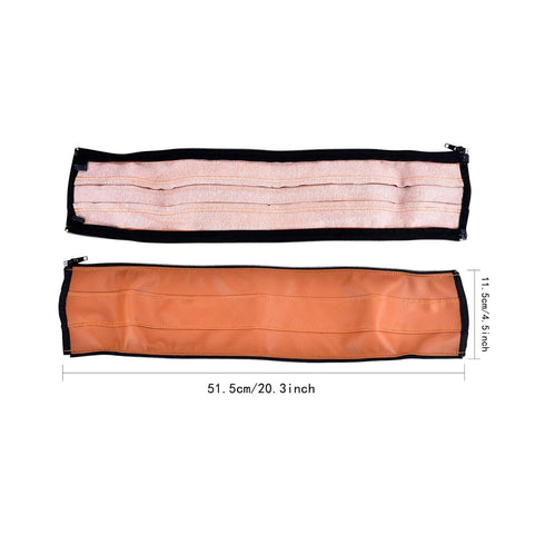 Universal Stroller Handlebar Cover – PU Leather Armrest Sleeve for Baby Strollers, Dustproof and Protective Grip for Infant and Toddler Prams, Bro...