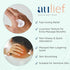Aulief Pain Relief Cream Arthritis & Muscle Rub for Sore Muscles & Joint Pain, Neck, Knee & Back Aches, Premium Mint Green Topical Gel, 6 oz Tottl...