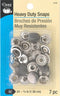 Dritz 5-33 Heavy Duty Snaps, Gunmetal, Size 24 (5/8-Inch) 7-Sets...