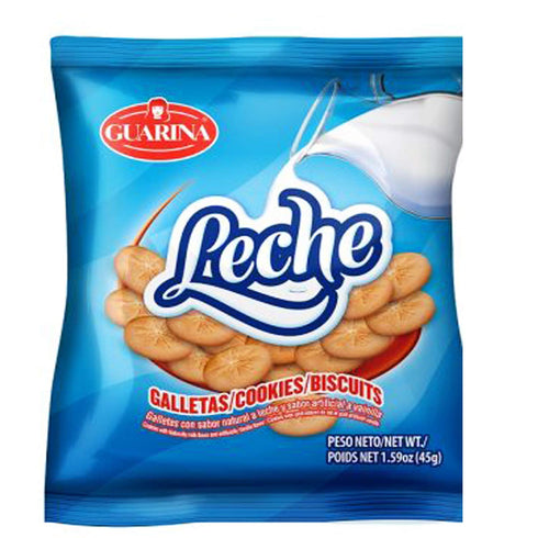 Guarina Galletas Dulces Ideal con Leche (Sweet Crackers) Contains: Wheat, Milk and Soy 45g...