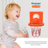 Bath Toys - Bathtub Basketball Hoop for Kids, Toddlers - Mold Free Bath Toys with 3 Strong Suction Cups and 4 Soft and No Hole Balls - Fun Toddler...