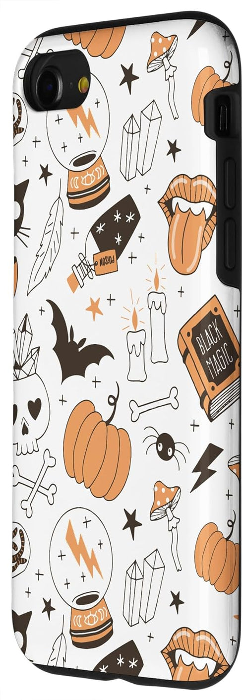 iPhone SE (2020) / 7 / 8 Vintage Witchy Magical Spiritual Crystals For Halloween 2023 Case...