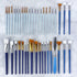 ArtSkills Acrylic Paint Brush Set, Acrylic Paint Brushes for Canvas Painting, Craft Paint Brushes with Palette Knife, 40 pc...