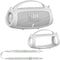 Silicone Cover Case for JBL Charge 5 Portable Bluetooth Speaker, Protective Skin Case for JBL Charge 5 Portable Bluetooth Speaker Accessories(Whit...