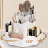 360° Rotating Makeup Brush Holder Organizer, 9 Slots Makeup Brush Organizer, Makeup Organizer for Vanity, Cosmetics, Nail Polish, Art Supply, Bath...