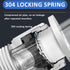 Push to Connect Fitting, 3/8" Tube OD x 3/8" NPT Thread Male Straight Pneumatic Air Fitting Quick Connector for Solenoid Valves Hydraulic Cylinder...