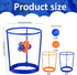 2 Pack Head Hoop Basketball Party Game for Kids and Adults Carnival Game Adjustable Basket Net Headband with 20 Balls for Carnival Party Birthday ...