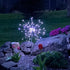 JJGoo Solar Firework Lights, 2 Pack 120 LEDs 2 Lighting Modes Outdoor Waterproof for Garden Patio Walkway Pathway Party Wedding Christmas Decorati...