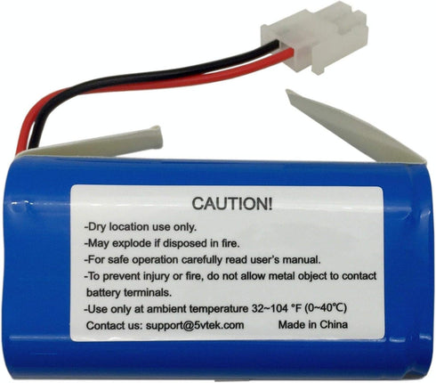 Replacement Battery for ILIFE A4S, A4S pro, A6, A7, A9, A10, V3x, V7s Plus, W450 Robot Vacuum Cleaners, 14.4V/14.8V 2600mAh...