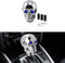 ASUBHA Skull Shifter Knob, Personalized Skull Shifter Head with Adjustable LED Double Eyelet Decorations, Gear Knob Head Universal Car Interior Ac...