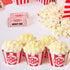 Popcorn Cupcake Wrappers, Red and White Striped - Circus Party Supplies, Carnival Decorations, and Movie Night Theme - Set of 48 for Birthday Part...