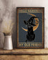 Black Cat Witch Halloween Hello Darkness My Old Friend Decor Poster No Frame Metal Tin Sign Hanging Retro Plaque Kitchen Poster Cafe Bar Pub Store...