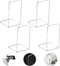 MerryNine Clear Book Ends 4pcs, Acrylic Bookends for Shelves, Non-Slip Bookend Decorative for Heavy Duty Book, Books Holder Stopper for Kids, Book...