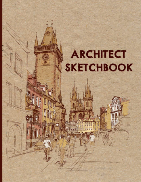 Architect Sketchbook - Notebook for Architects, Designers, and Architecture Students - grid paper (scale reference 1:50; 1:100), dotted paper (sca...